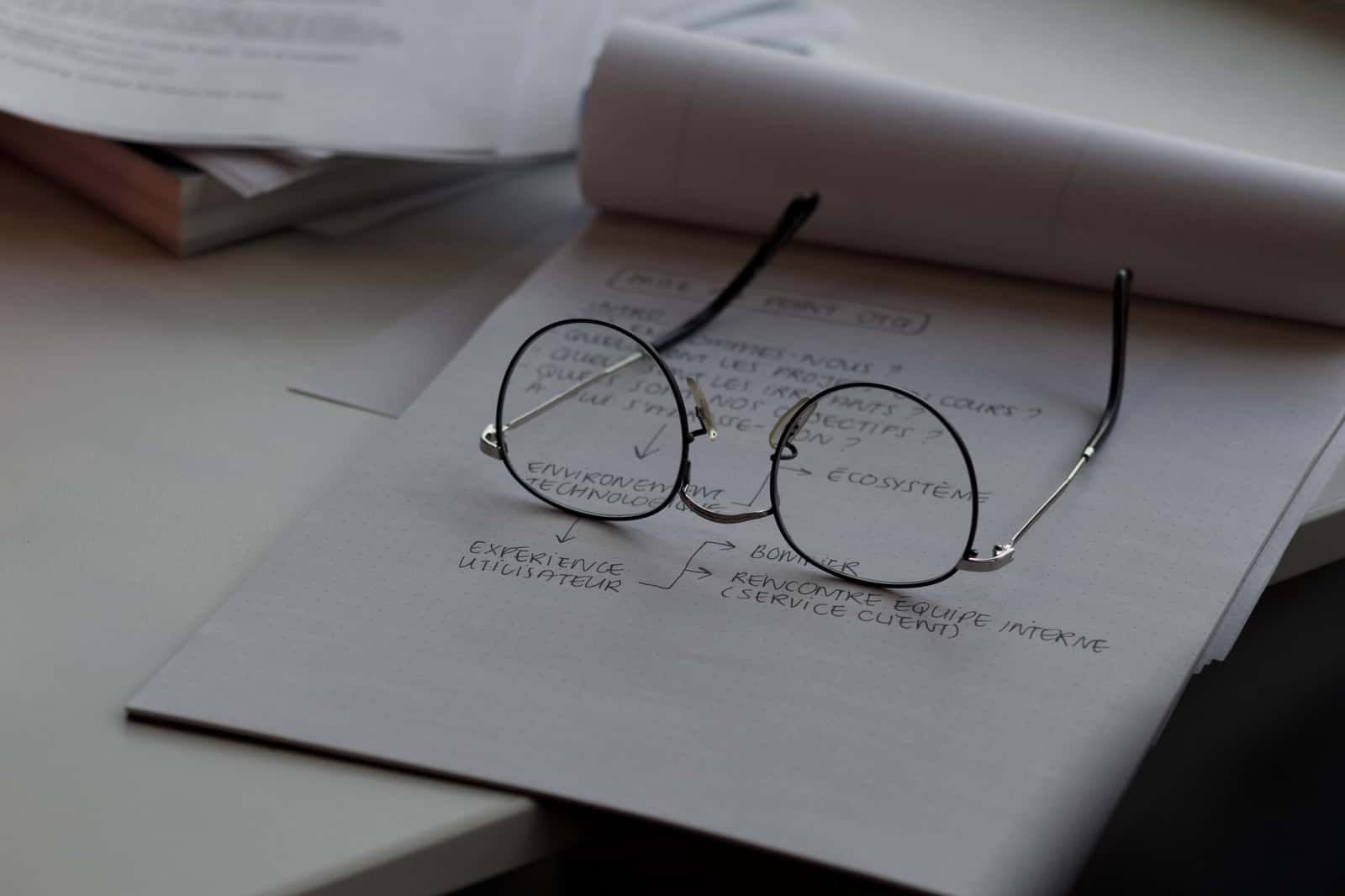 notes-glasses-photo by Sigmund